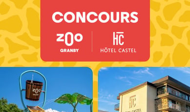 Participez au concours pour remporter une évasion familiale au zoo et à l'Hôtel Castel!