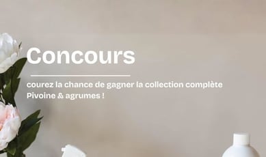 Participez pour remporter l'intégrale Pivoine & Agrumes de la Pivoinerie Lili !