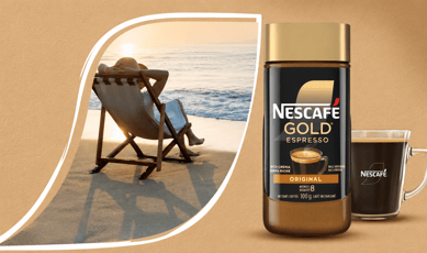 Remportez 1 des 5 Expériences d'Or NESCAFÉ de 5000 $ ou l'un des 75 lots immédiats de 100 $.
