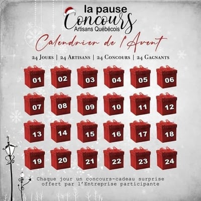 Calendrier de l'Avent - Édition Concours - Créateurs Québécois