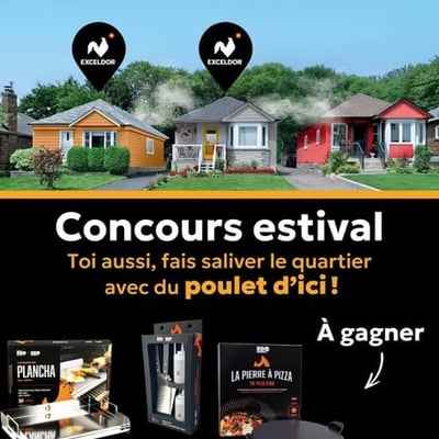 Participez au concours "5 ingrédients, 15 minutes" pour gagner un équipement de cuisine extérieure Exceldor!