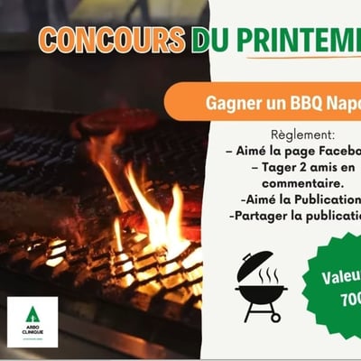 Concours Arboclinique inc. - L'expert arboricole - Remportez un BBQ Napoléon estimé à 700 $ !