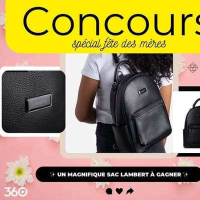 Participez au prestigieux concours Avenue 360 pour remporter un somptueux sac Lambert!