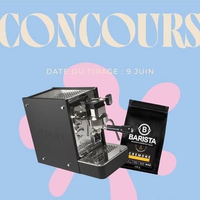 Concours distingué : Remportez une machine espresso noire STONE LITE et six mois de café offerts !