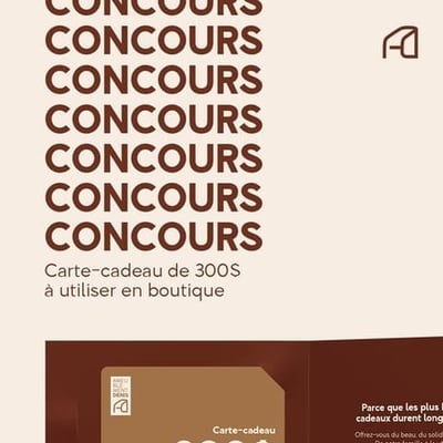 Concours : Gagnez une carte-cadeau de 300 $ pour sublimer votre demeure !
