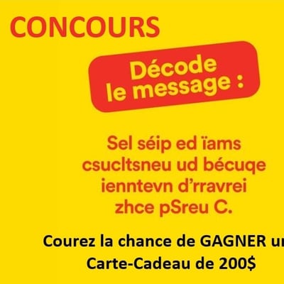 Concours pour obtenir une carte-cadeau de 200 $ chez Super C