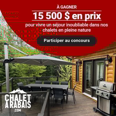 Participez à notre concours prestigieux pour remporter une semaine au Chalet Le Boréal !