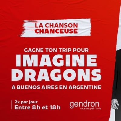 Concours prestigieux CKOI 96,9 : Remporte ton voyage en Argentine pour admirer Imagine Dragons !