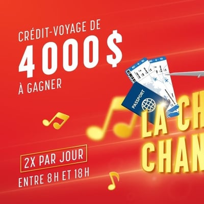 Participez au concours CKOI 96,9 : Identifiez l'air propice pour remporter un crédit voyage de 4000 $ !