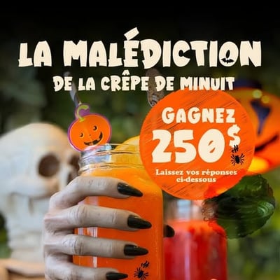 Participez au prestigieux concours Coco Frutti pour remporter 250 $ !