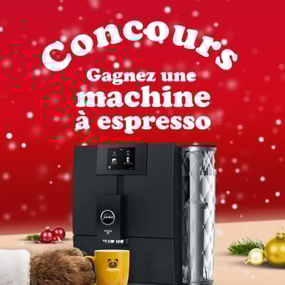 Participez au Concours Columbus et Édika pour remporter l'espresso de vos rêves.