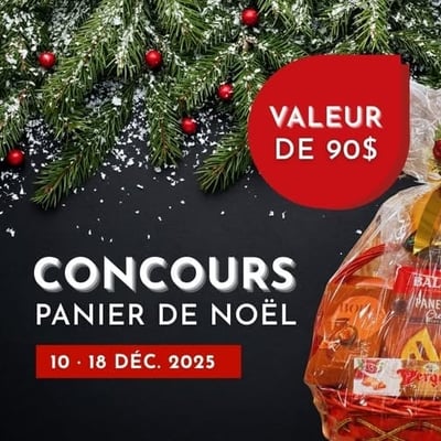 Concours de Distribution Alimentaire Aubut : Deux paniers-cadeaux à remporter !