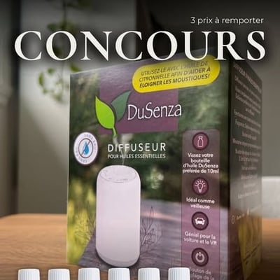 Participez au Concours DuSenza pour remporter l'un des trois paniers exquis de nouveautés olfactives!