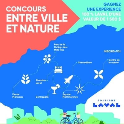 Participez pour remporter une expérience intégrale à Laval, d'une valeur de 1 500 $