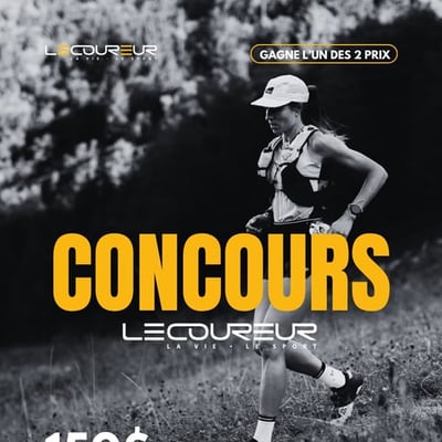 Participez au concours et remportez 150$ en produits de nutrition ou en carte-cadeau!