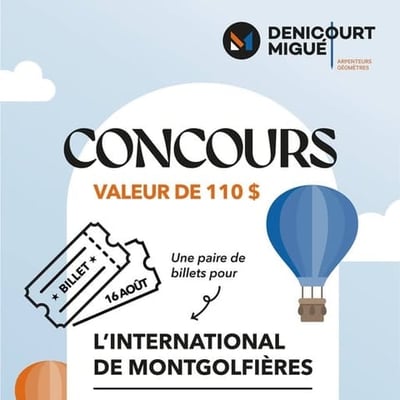 Concours : Remportez deux billets pour l'International de montgolfières de Saint-Jean-sur-Richelieu !