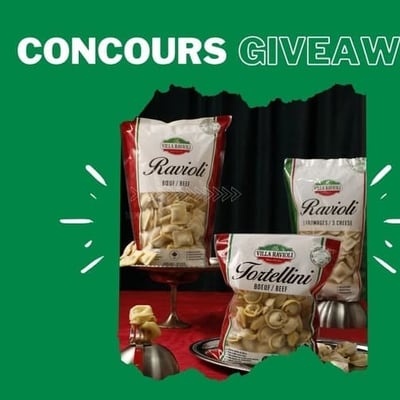 Participez au concours pour remporter 50 $ en produits Villa Ravioli !