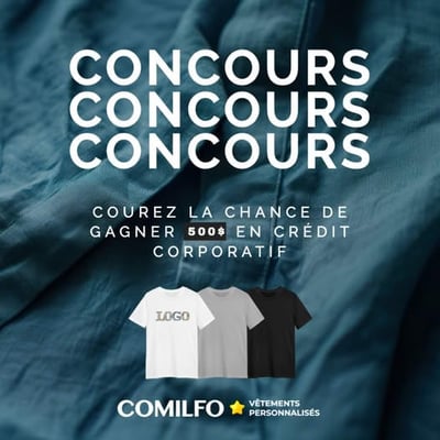 Concours : Remportez un avoir de $500 chez Comilfo !