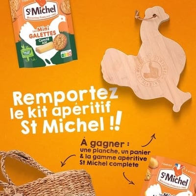 Participez au concours et remportez le prestigieux kit apéritif St Michel !