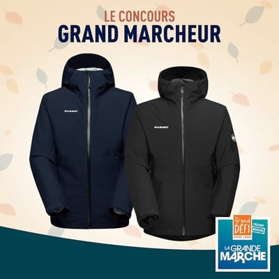 Participez à l'opportunité de remporter l'un des 50 manteaux de Grand Marcheur !