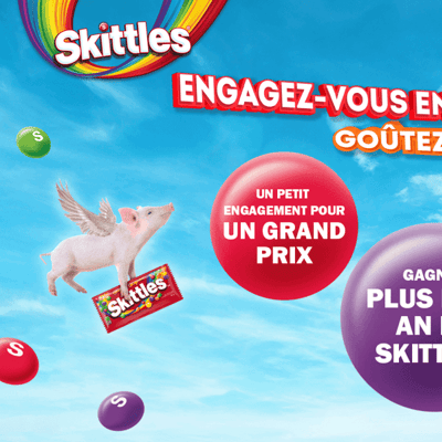 Remportez plus d'une année de Skittle en participant à notre concours !