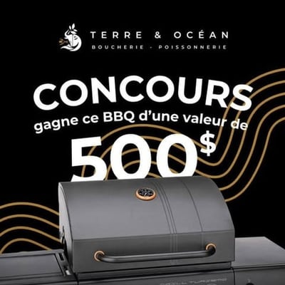 Participez et remportez un barbecue d'une valeur de 500 dollars !