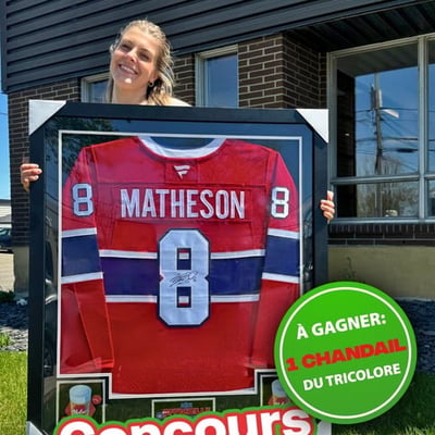 Participez pour remporter un maillot signé du Tricolore!