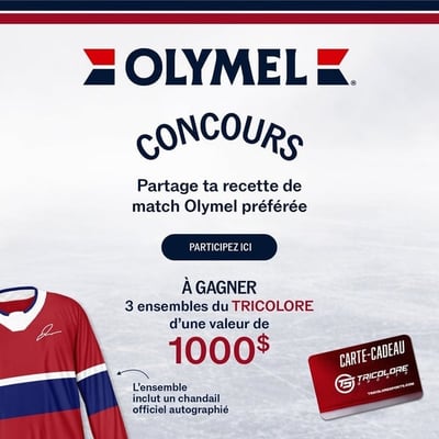 Participez au concours et remportez un ensemble Tricolore d'une valeur de 1000$!