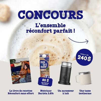 Participez et remportez un coffret réconfort d'une valeur de 240$ pour vos instants cocooning automnaux!