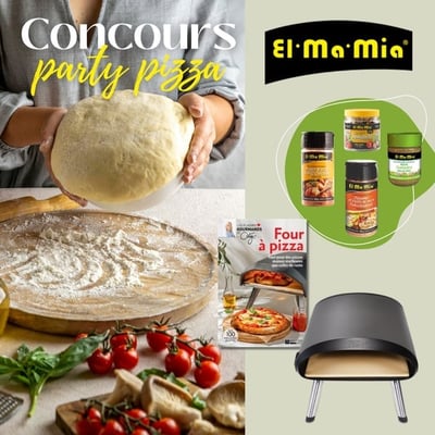 Concours : Remportez un four à pizza, accompagné d'un livre de recettes et d'assaisonnements.