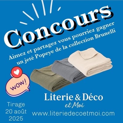 Concours : Remportez un plaid Popeye Brunelli, synonyme de confort et longévité !