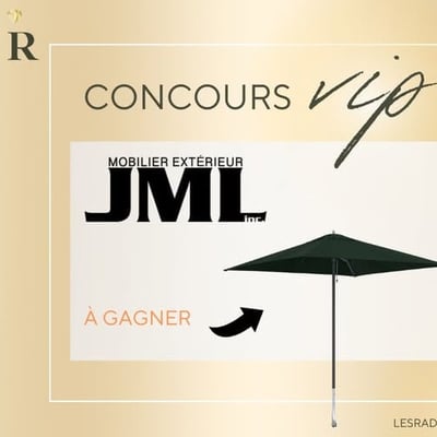 Participez au concours pour remporter un parasol Tuuci d'excellence, estimé à 1500 dollars !