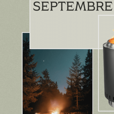 Participer pour remporter un élégant brasero d'extérieur lors de notre concours.
