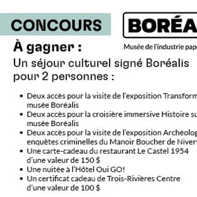 Concours : Remportez un séjour culturel Boréalis pour deux personnes !