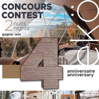 Sublime concours : remportez un séjour de deux nuits en semaine chez EKÖ Nature Glamping.