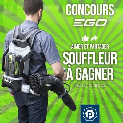 Participez et remportez un souffleur dorsal EGO 600CFM !