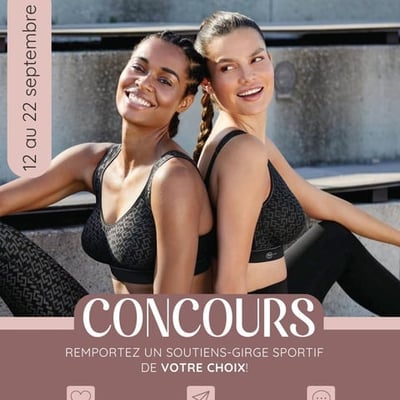 Concours : Remportez un soutien-gorge de sport ANITA de votre choix.