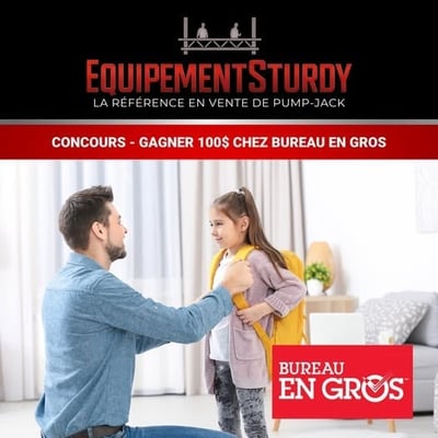 Participez pour remporter une carte-cadeau de 100$ chez Bureau en Gros.