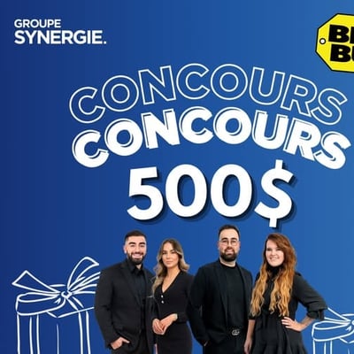 Concours : remporter une carte-cadeau de 500 $ chez Best Buy !