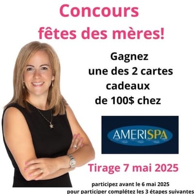 Participez pour remporter l'une des deux cartes-cadeaux de 100 $ chez Amerispa !