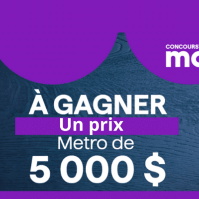 Participez au concours : remportez une épicerie Metro d'une valeur de 5000 $