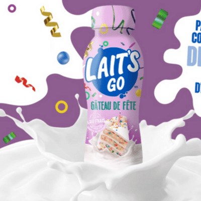 Remportez une célébration d'anniversaire de 8 000 $ ou 312 $ en produits Lait's Go.