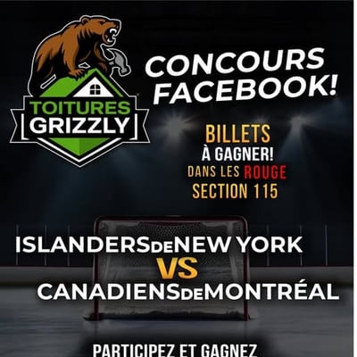 Participez et remportez une paire de billets pour assister aux Canadiens
