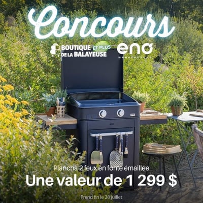 Participez pour remporter une plancha de luxe d'une valeur de 1299 $!