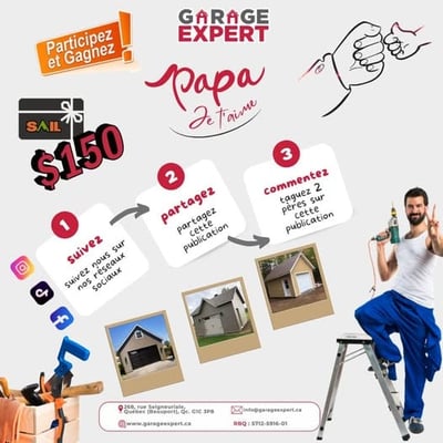 Concours Garage Expert : Remportez un bon d'achat de 150 $ chez SAIL !