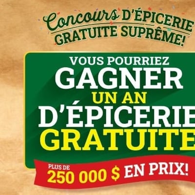Concours General Mills – Une année de provisions gratuite !