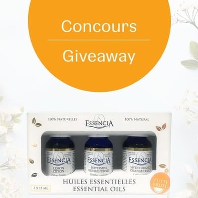 Participez au concours Homeocan et remportez un coffret d'huiles essentielles!