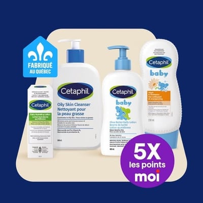 Concours Jean-Coutu - Remportez un élégant coffret cadeau de produits Cetaphil !