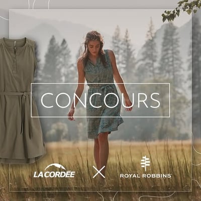 Concours La Cordée : Remportez une élégante robe féminine Royal Robbins Spotless Traveler !