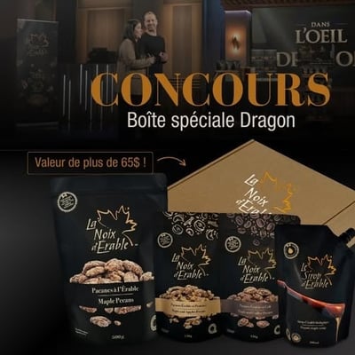 Participez au Concours d'Érable et remportez une boîte estimée à plus de 65 $ !